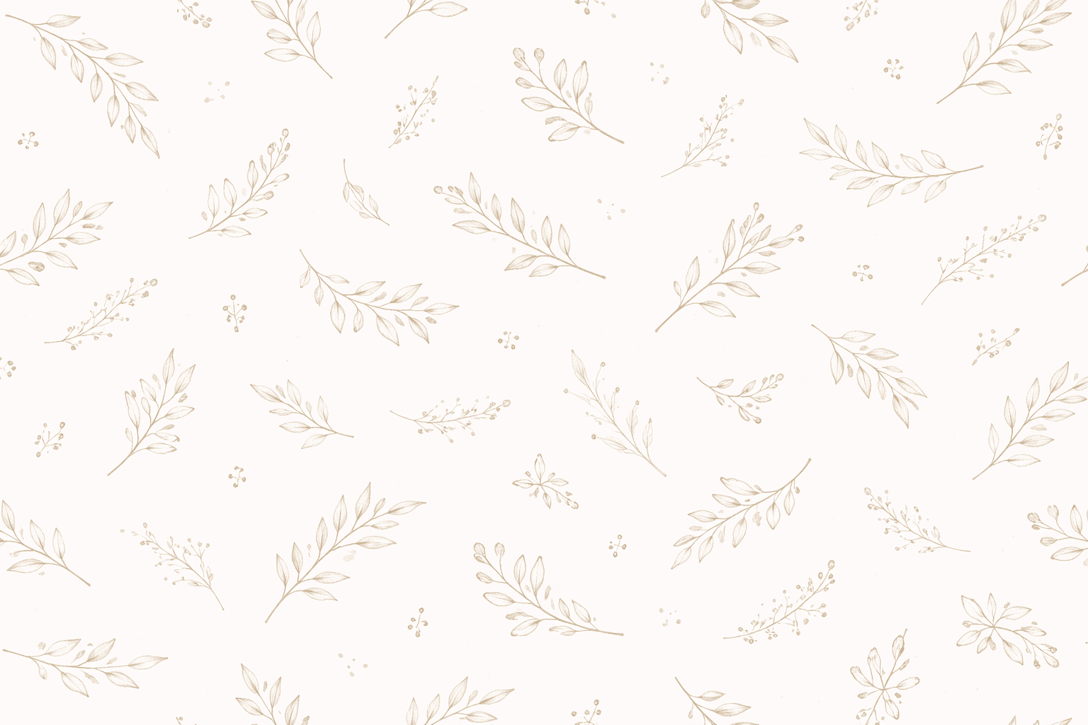 Delikatny wzór botaniczny w tle